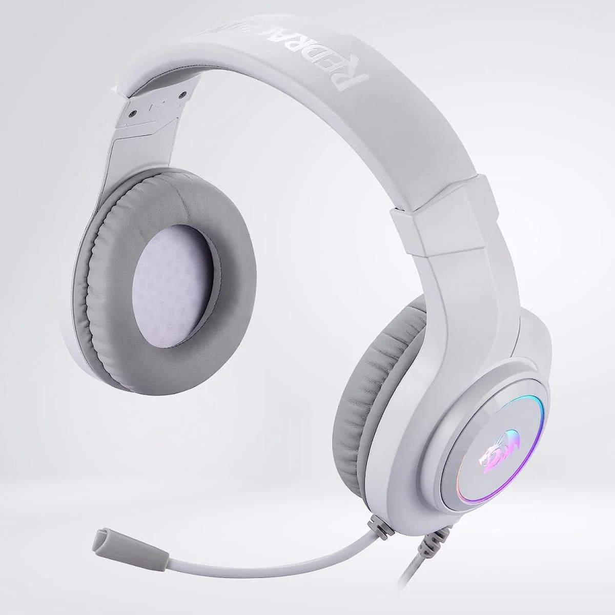 Redragon Hylas H260 RGB Gaming Headset - White - Image 4