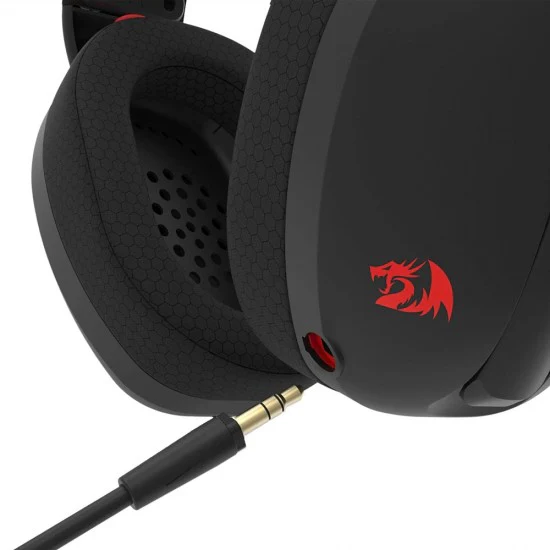 Redragon IRE Pro BT/Wireless Light Weight Gaming Headset - Black - Image 3