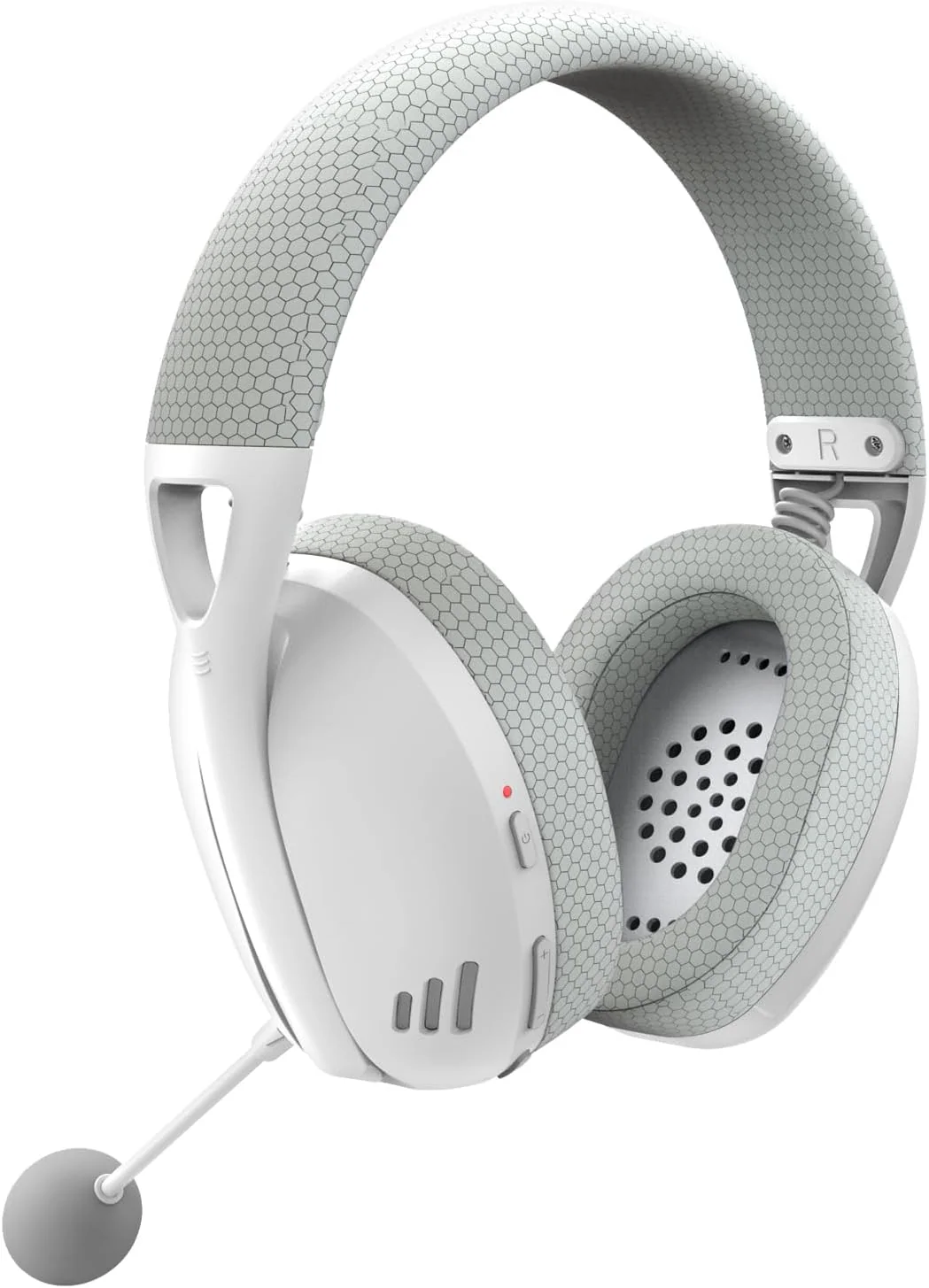 Redragon IRE Pro BT/Wireless Light Weight Gaming Headset - White - Image 2