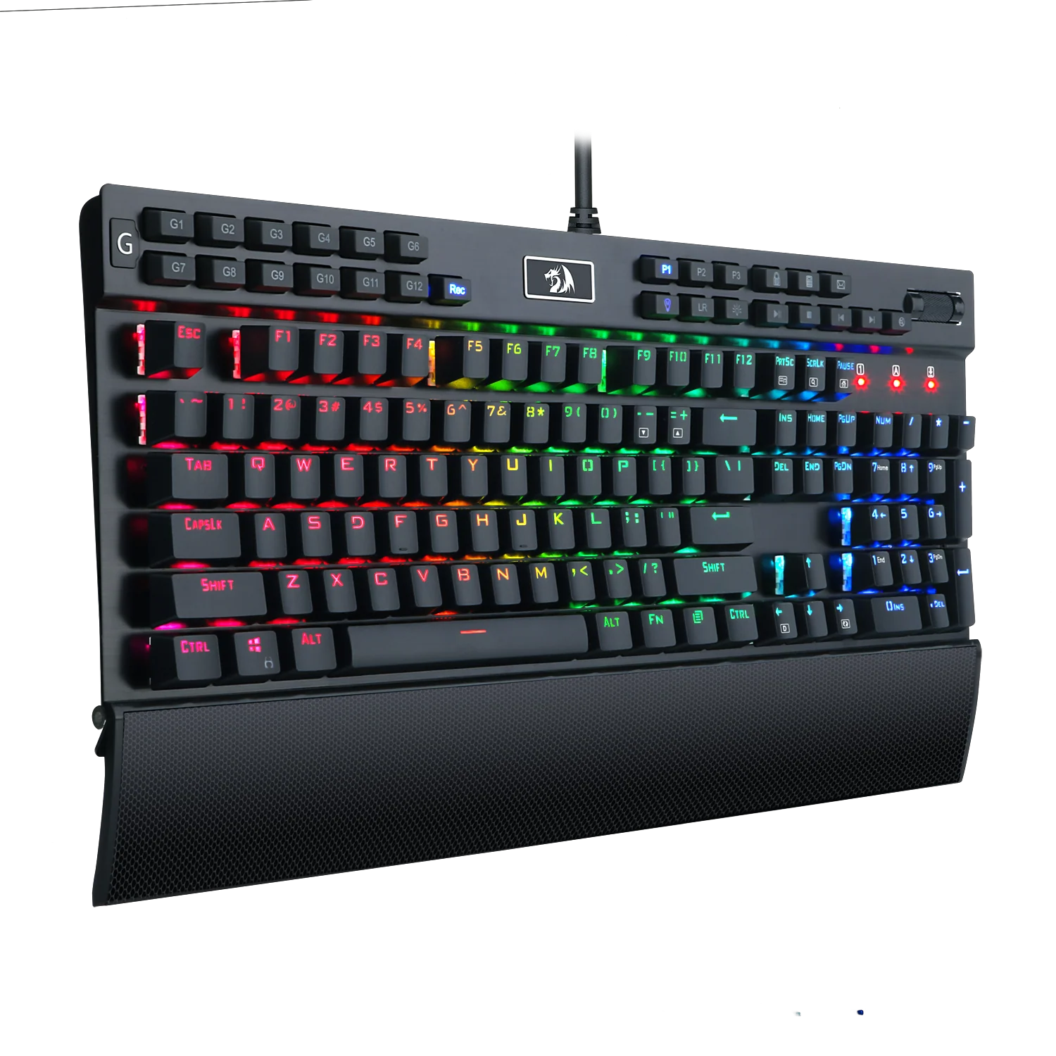 Redragon K550 RGB Yama 131 Key RGB LED Illuminated Backlit Mechanical Gaming Keyboard - Image 3