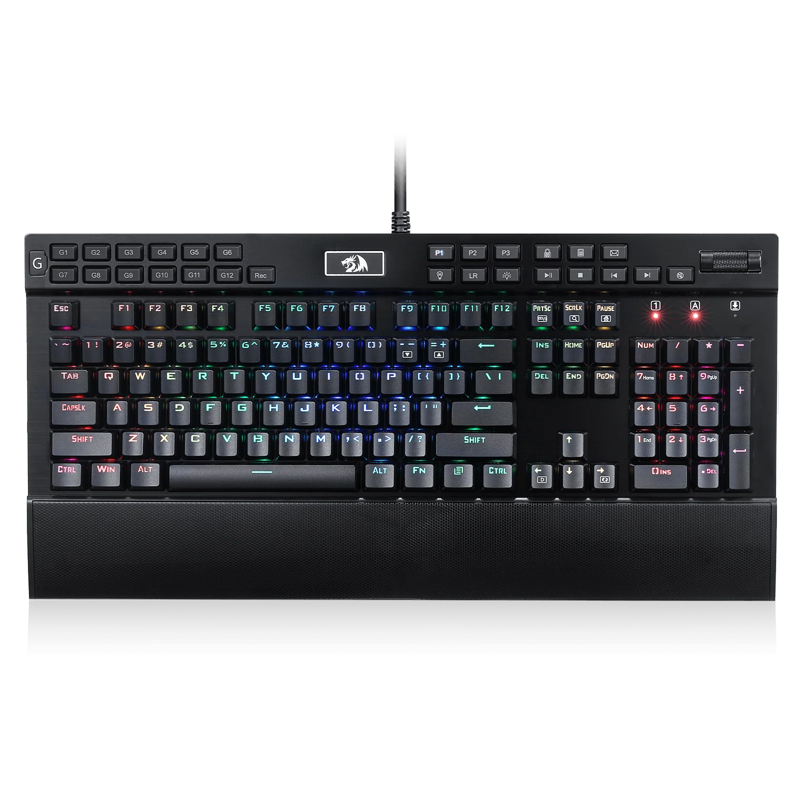 Redragon K550 RGB Yama 131 Key RGB LED Illuminated Backlit Mechanical Gaming Keyboard - Image 4