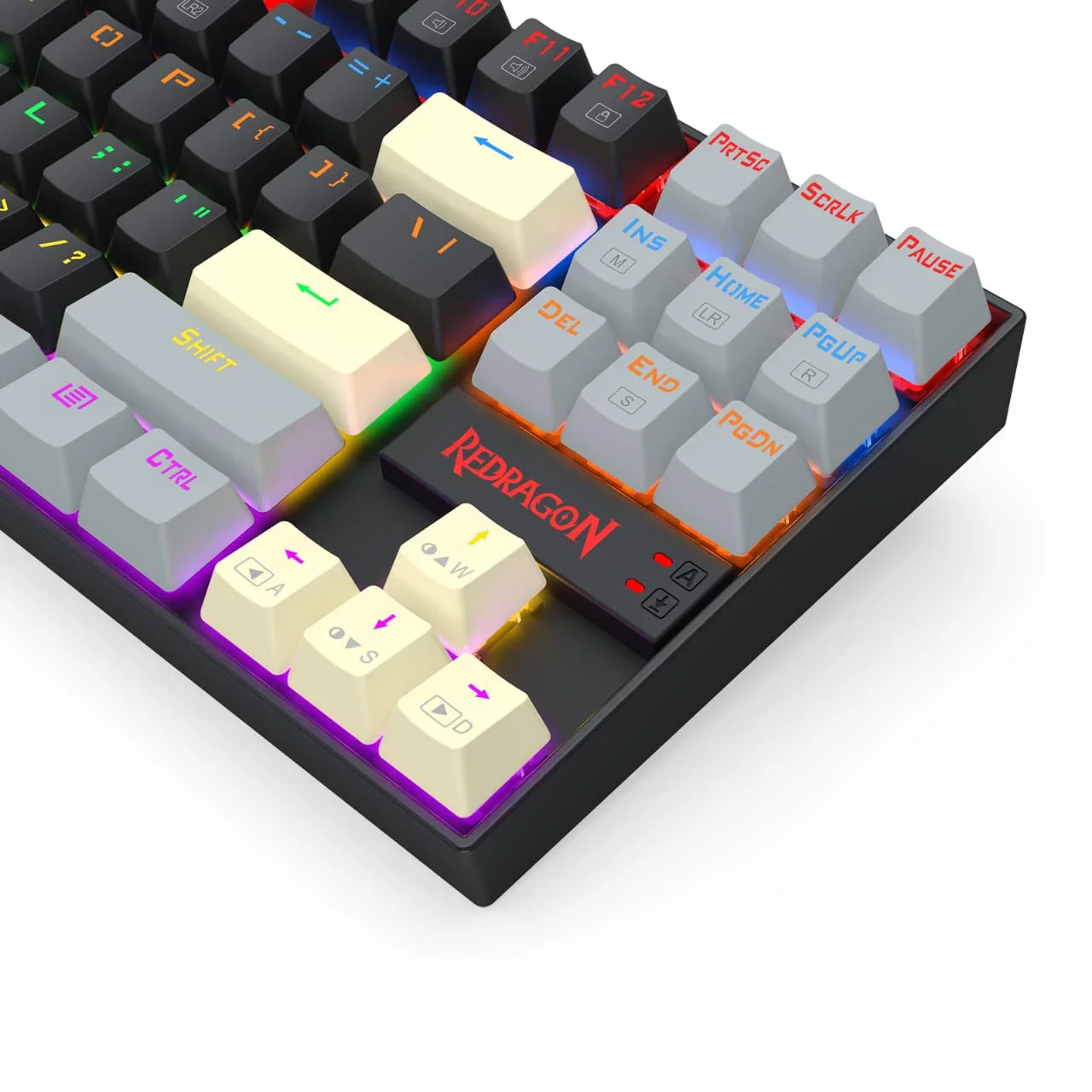 Redragon K552LGY KUMARA 87% Wired Mechanical Gaming Keyboard (BL-SW) - Grey - Image 3