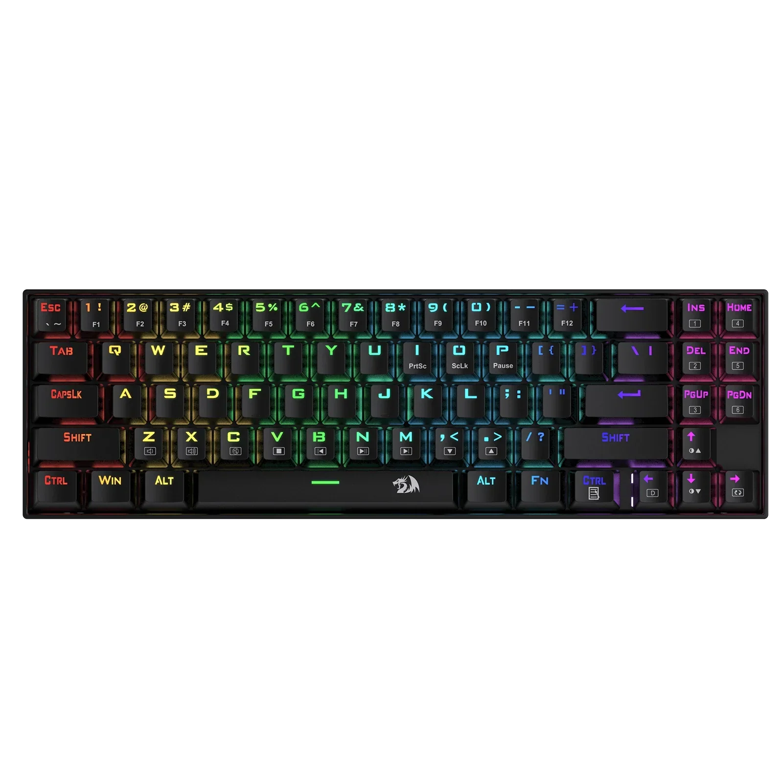 REDRAGON K599-KRS DEIMOS 65% RGB RED SWITCH GAMING KEYBOARD - Image 2