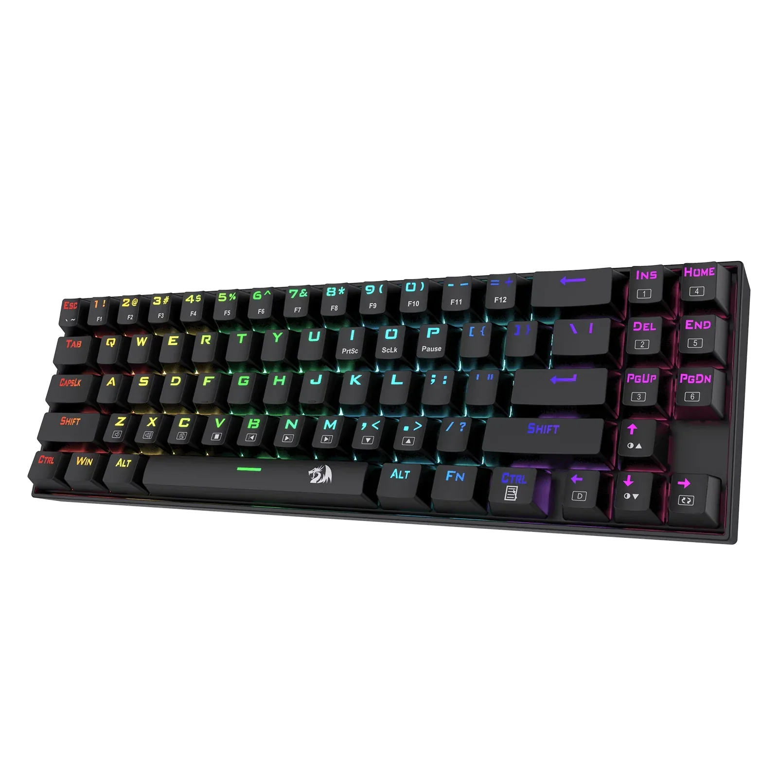 REDRAGON K599-KRS DEIMOS 65% RGB RED SWITCH GAMING KEYBOARD - Image 3