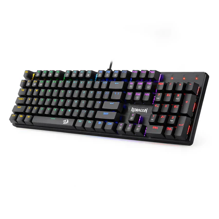 Redragon K671 SINDRI Wired Mechanical Gaming Keyboard RGB Backlit 104 Keys Programmable Keyboard (R-SW)- Black - Image 4