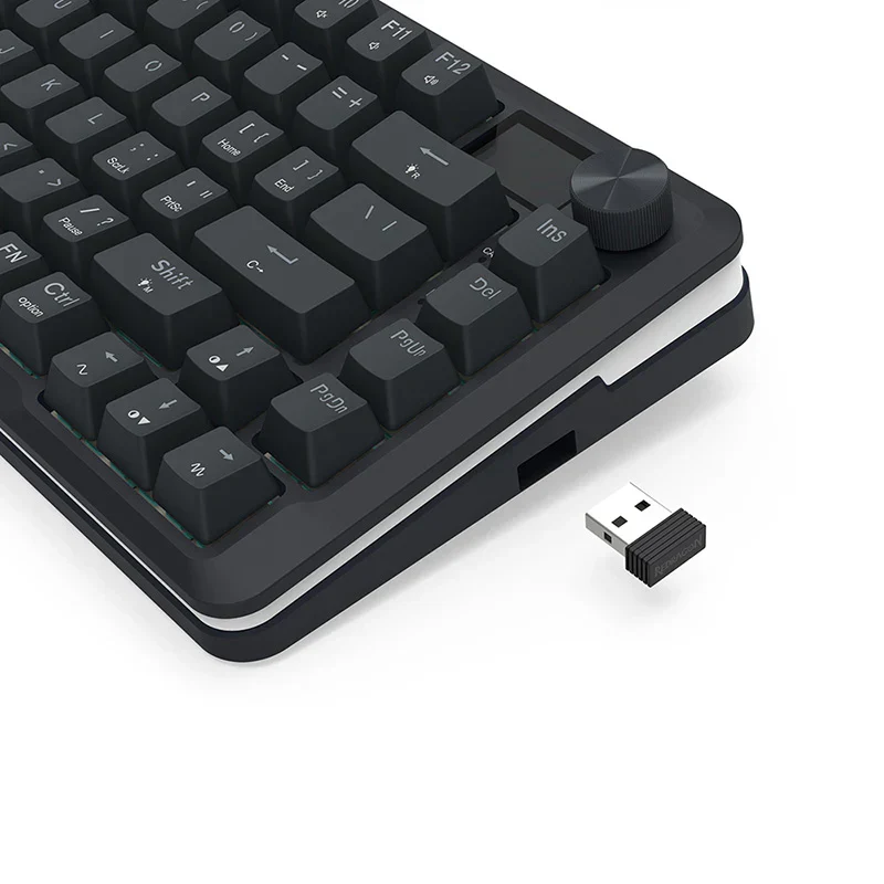 Redragon K708 Pro 75% Wireless/BT RGB Mechanical Keyboard with LCD Screen - Image 3