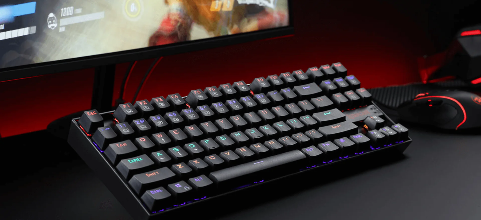 Redragon KUMARA K552 RGB-2 Wired Gaming Keyboard - Black - Image 10