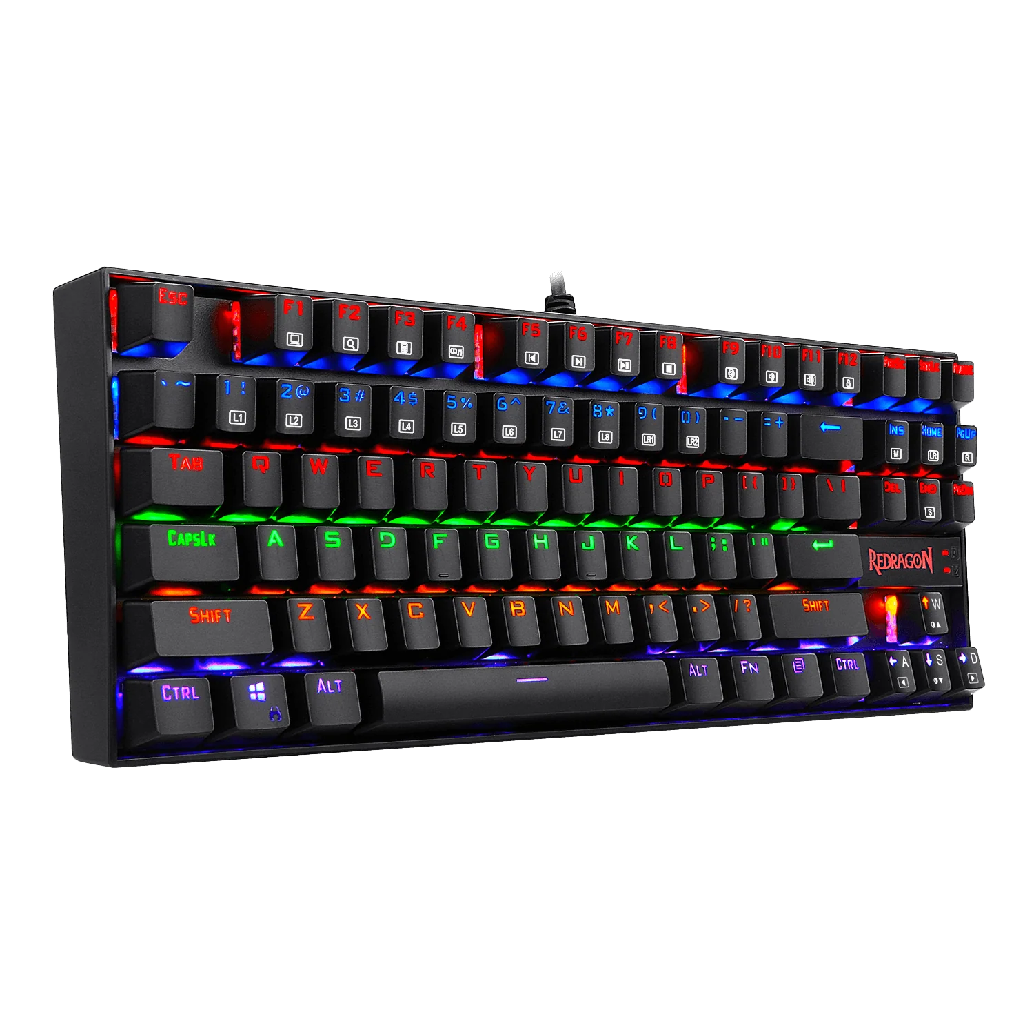Redragon KUMARA K552 RGB-2 Wired Gaming Keyboard - Black - Image 2
