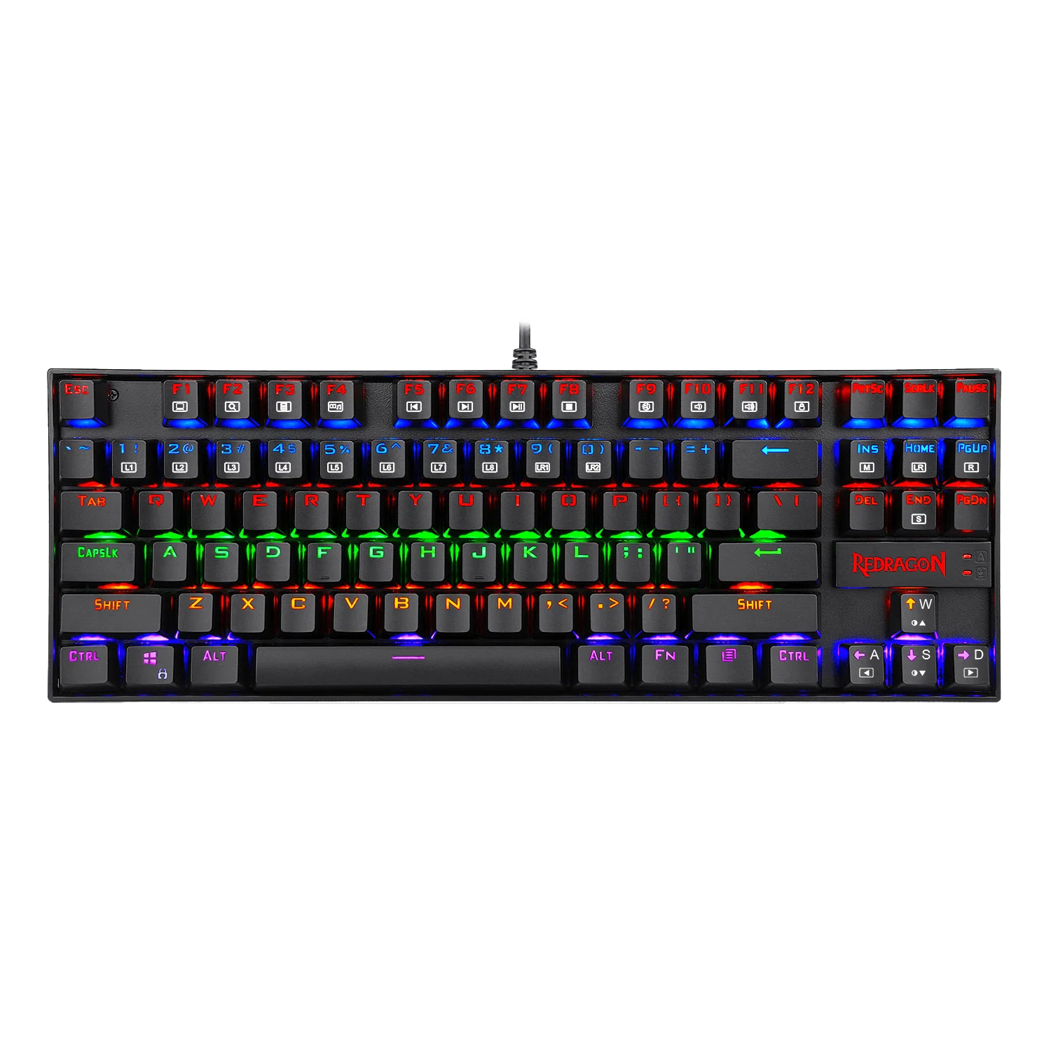Redragon KUMARA K552 RGB-2 Wired Gaming Keyboard - Black - Image 3