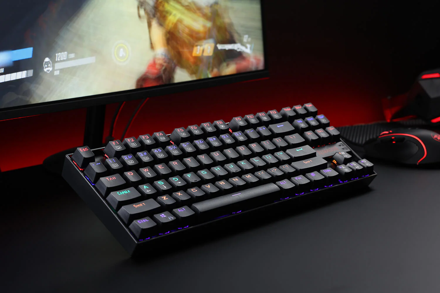 Redragon KUMARA K552 RGB-2 Wired Gaming Keyboard - Black - Image 9