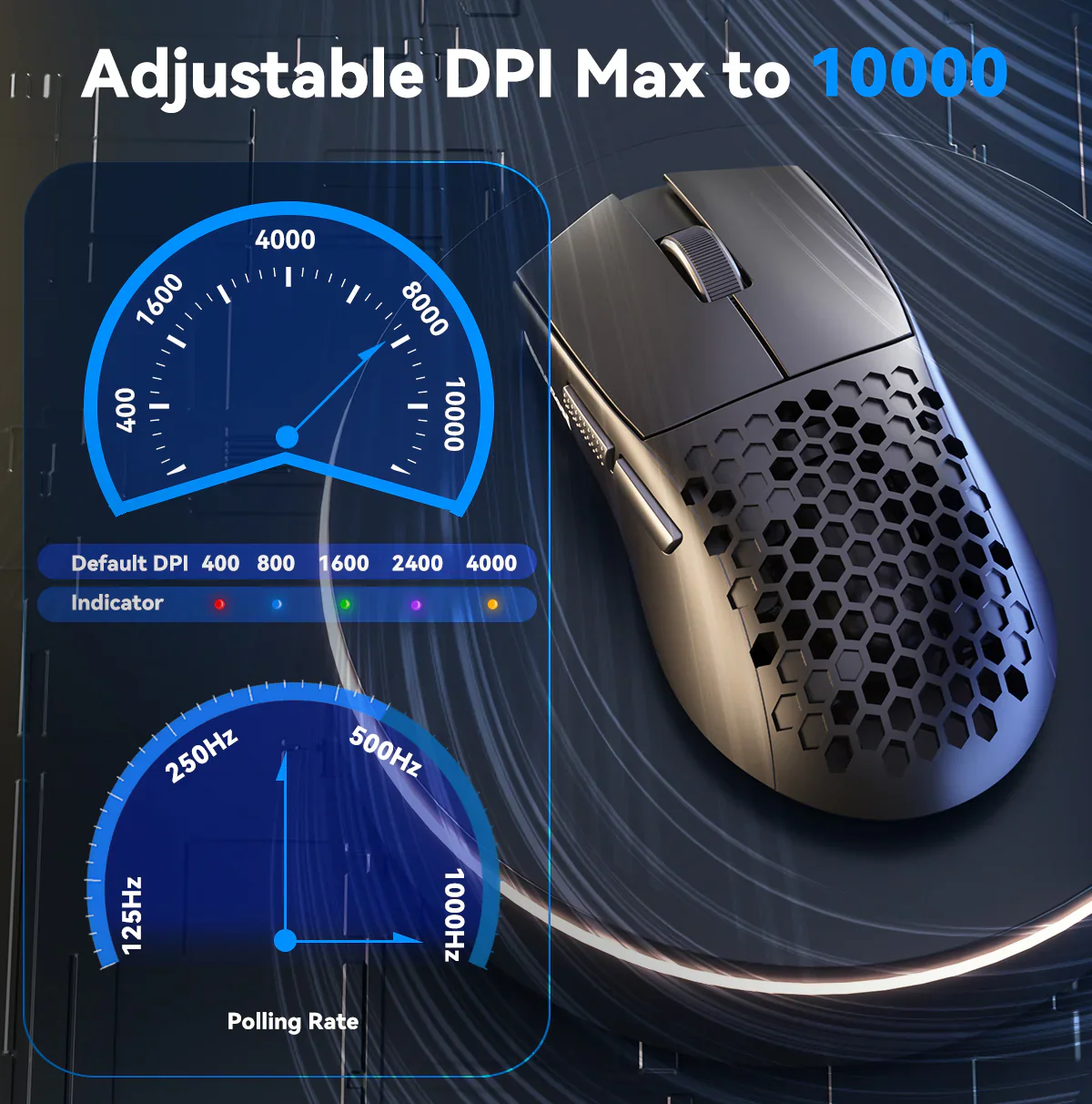Redragon M617-LIT Bludhound Lite Wired Gaming Mouse - Image 5