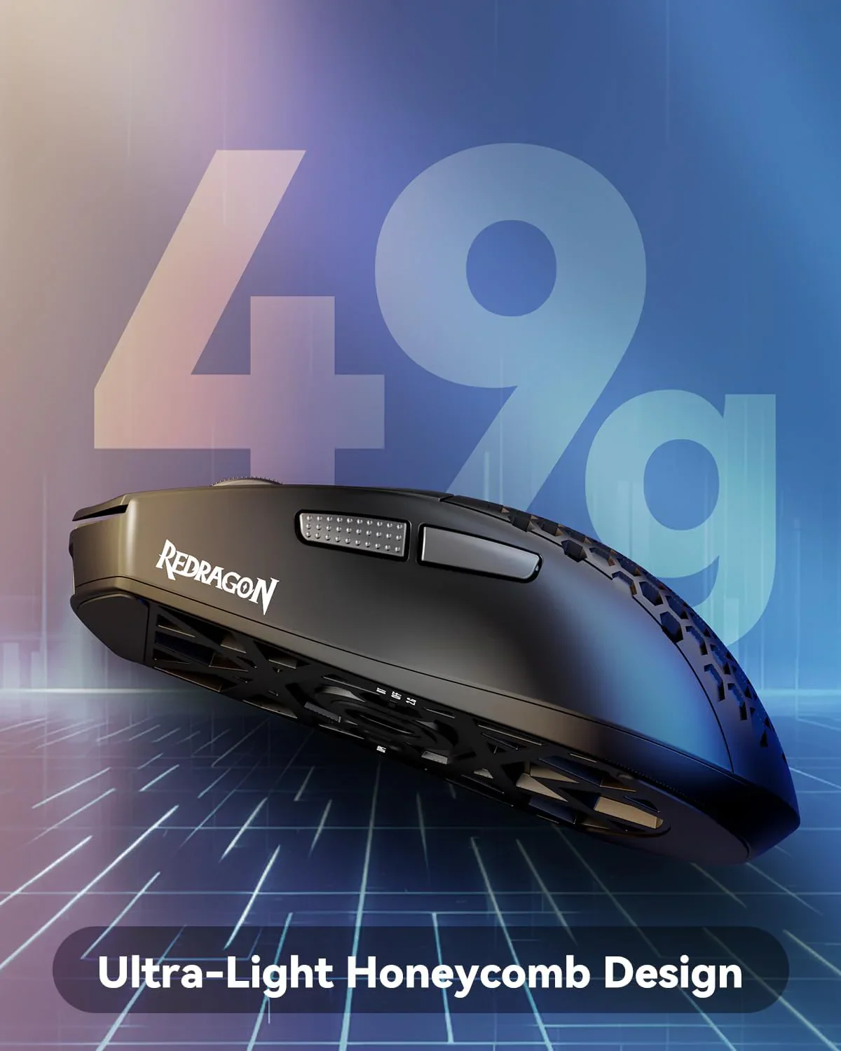 Redragon M725-LIT Astrolabe Lite 3-Modes Light Weight  Gaming Mouse - Image 4