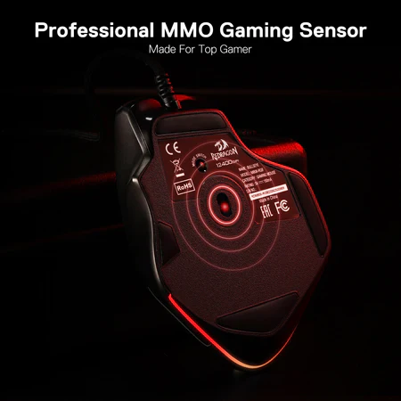 Redragon M806 RGB Bullseye Wired Gaming Mouse - Image 4