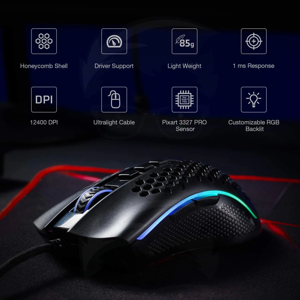 Redragon M808 Storm RGB Gaming Mouse - Image 5