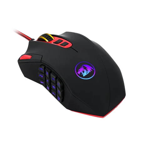 Redragon M901 Perdition 24000DPI MMO Mouse LED RGB Wired Gaming Mouse - Image 4
