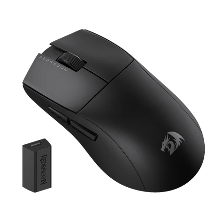 Redragon M916 King 4K Pro Ultra-Light 3-Mode Wireless Gaming Mouse (Black/White) - Image 2