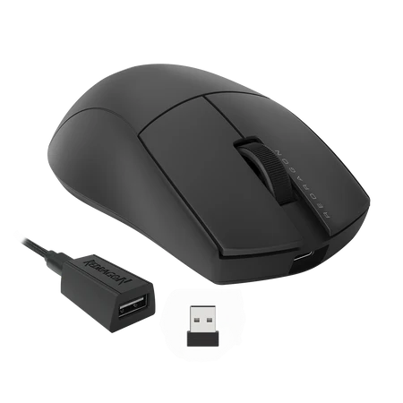 Redragon M916 King 4K Pro Ultra-Light 3-Mode Wireless Gaming Mouse (Black/White) - Image 3