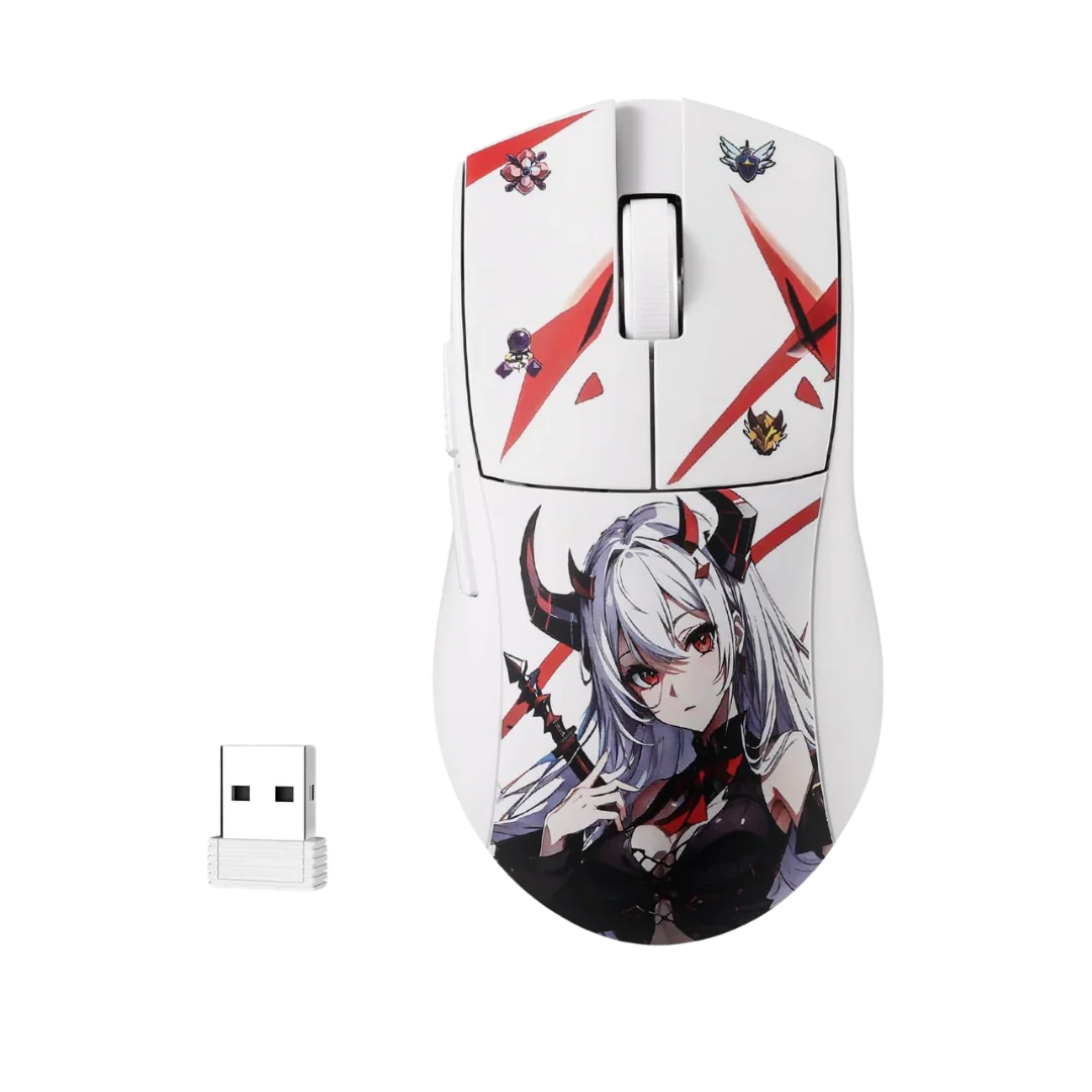 Redragon M916AK PRO 3-Mode Anime Gaming Mouse, 42G Ultra-Light 26K DPI Gaming Mouse