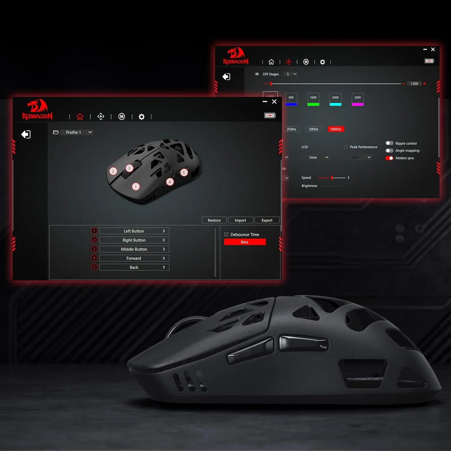 REDRAGON M997-ULT PRISM ULTRA WIRELESS GAMING MOUSE - Image 5
