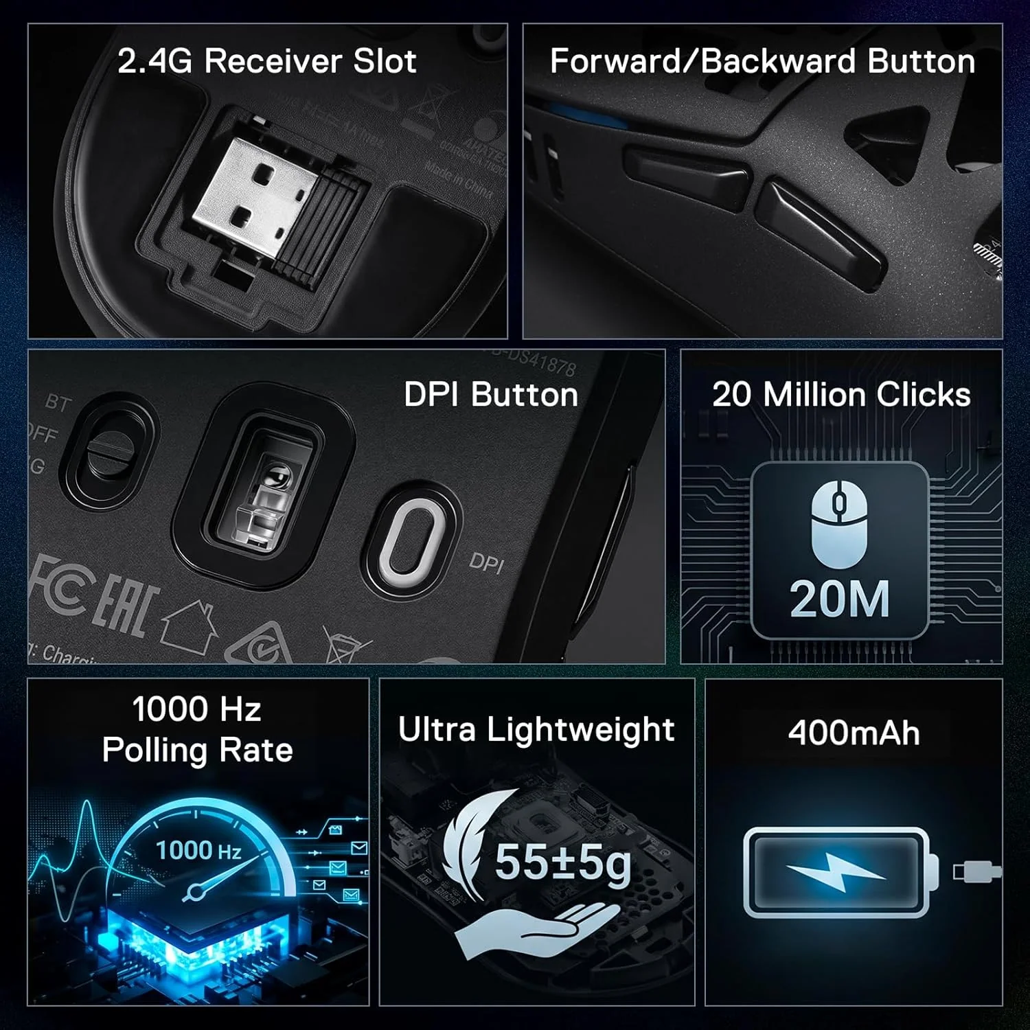 REDRAGON M997-ULT PRISM ULTRA WIRELESS GAMING MOUSE - Image 7