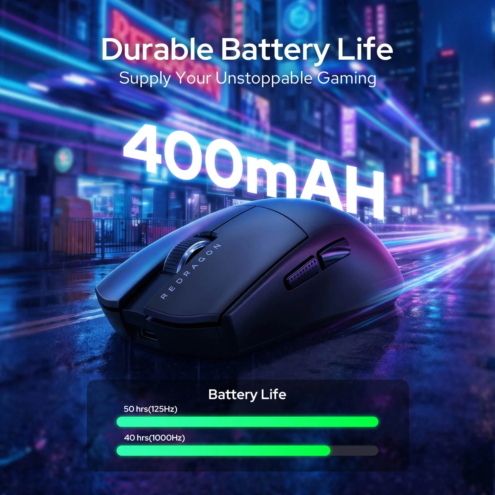 REDRAGON M999 KING ULTRA WIRELESS GAMING MOUSE - Image 5