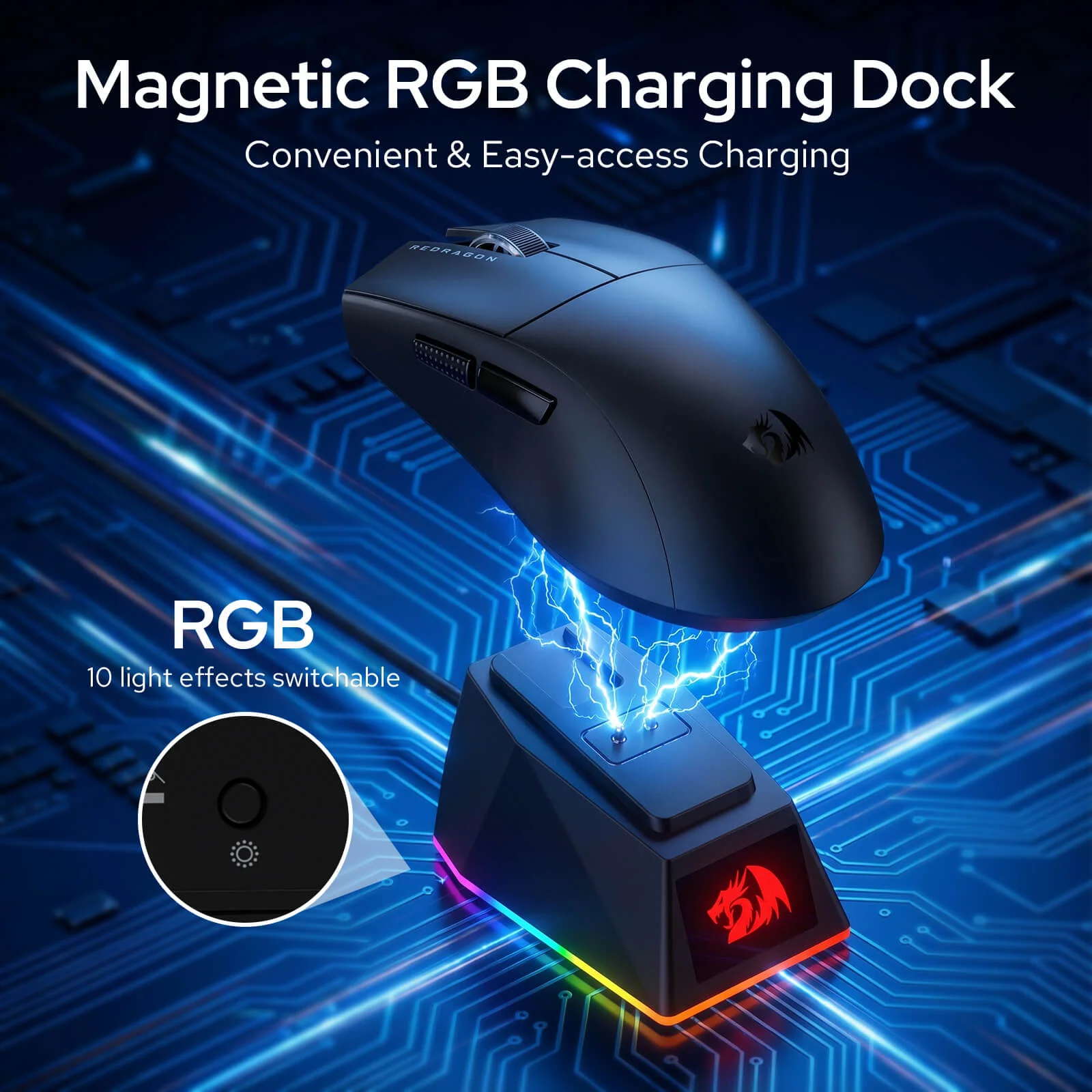 REDRAGON M999 KING ULTRA WIRELESS GAMING MOUSE - Image 6