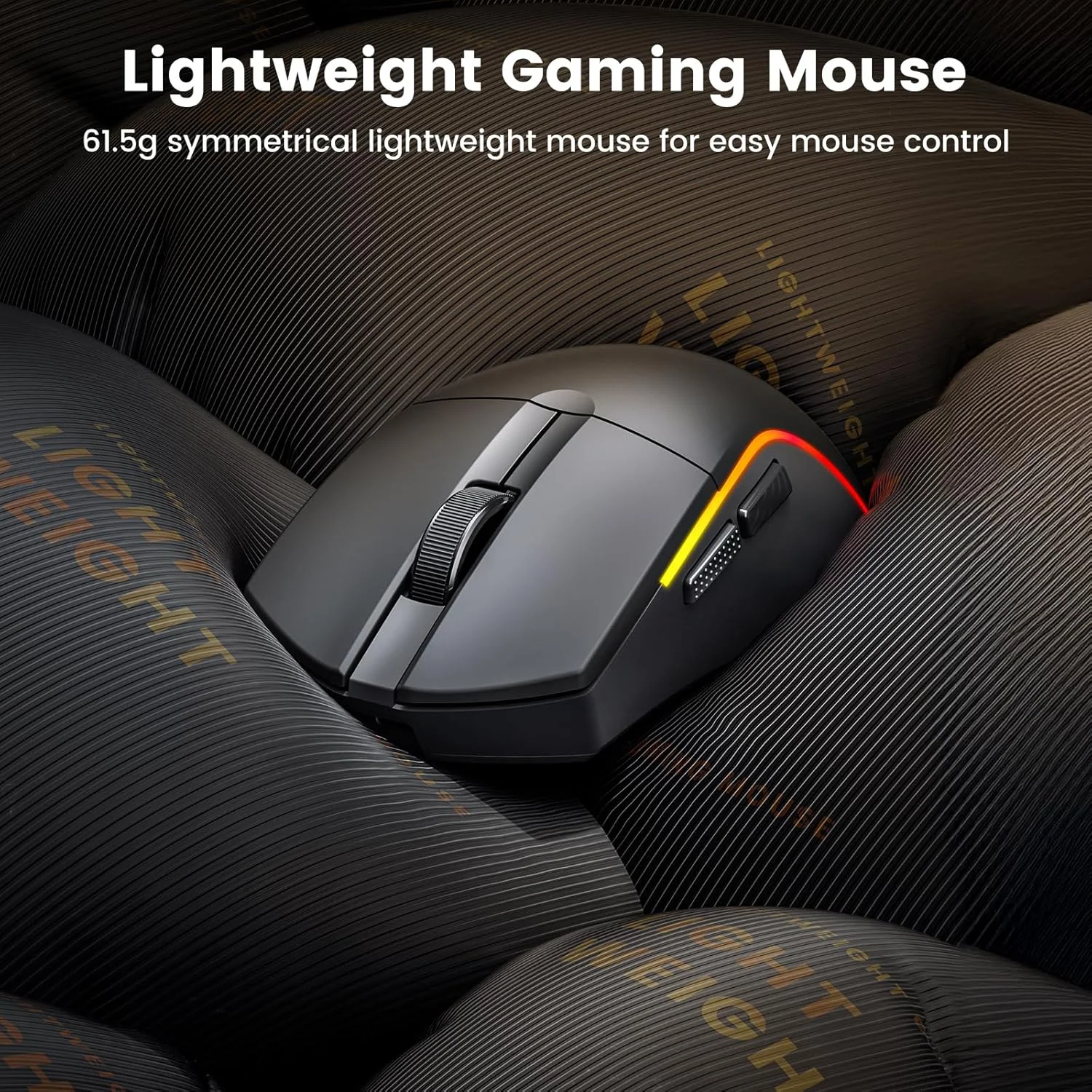 Redragon MCM816-PRO Tri-Mode Wireless Gaming Mouse - Black - Image 8