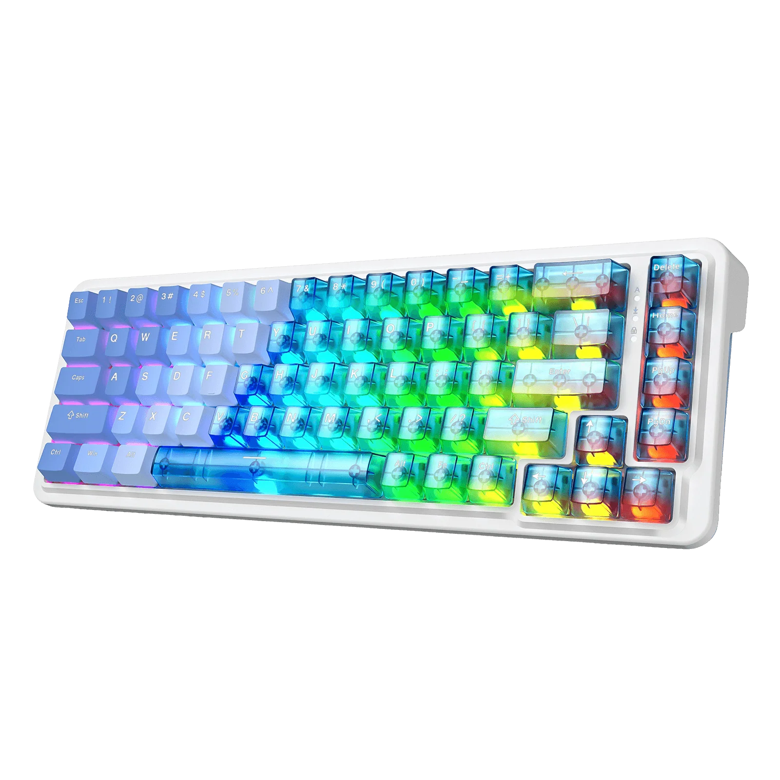 REDRAGON NOVA K709 HE Rapid Trigger Gaming Keyboard (Transparent Blue Keycaps)