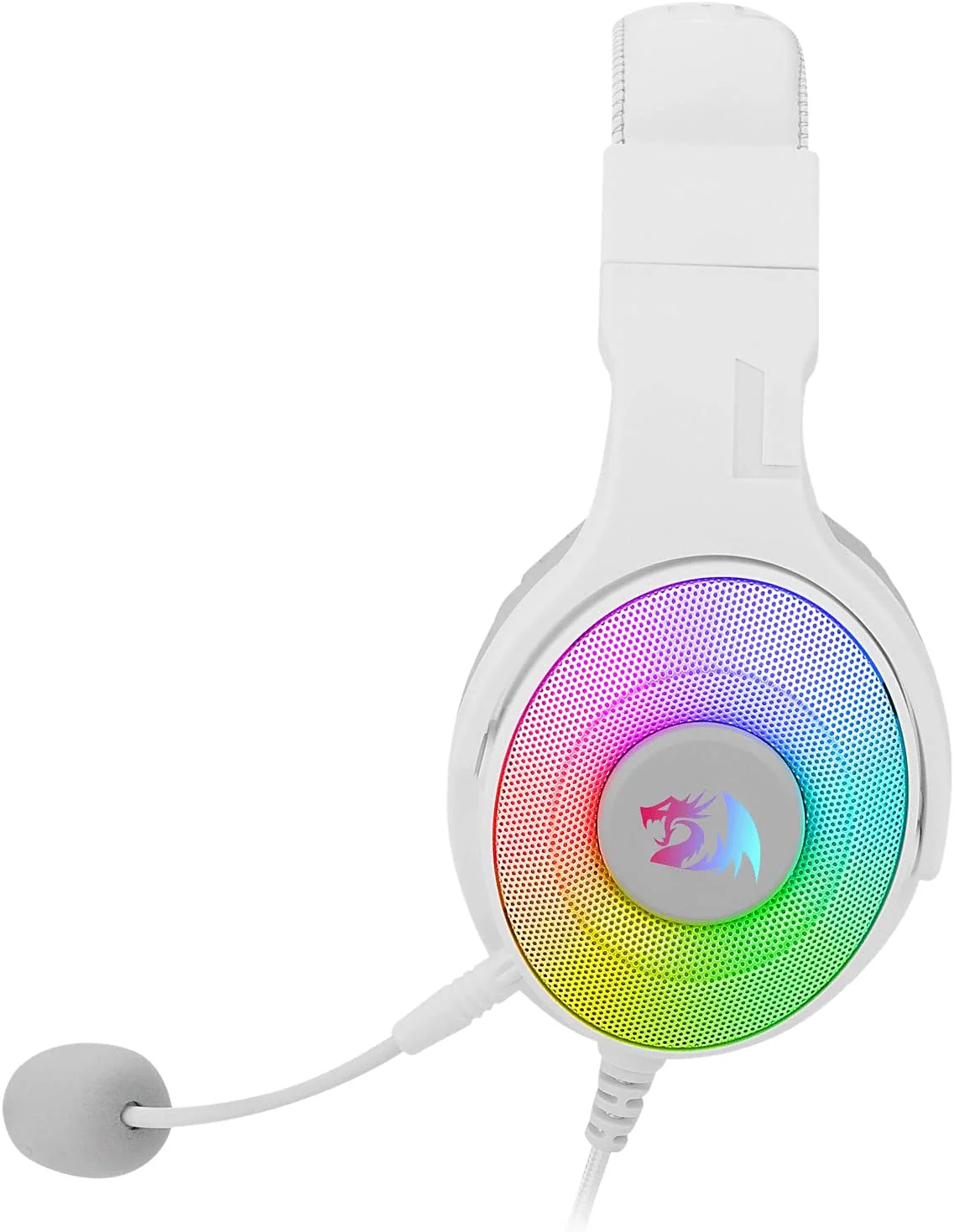 Redragon Pandora 2 7.1 Surround Sound Gaming Headset - White - Image 2