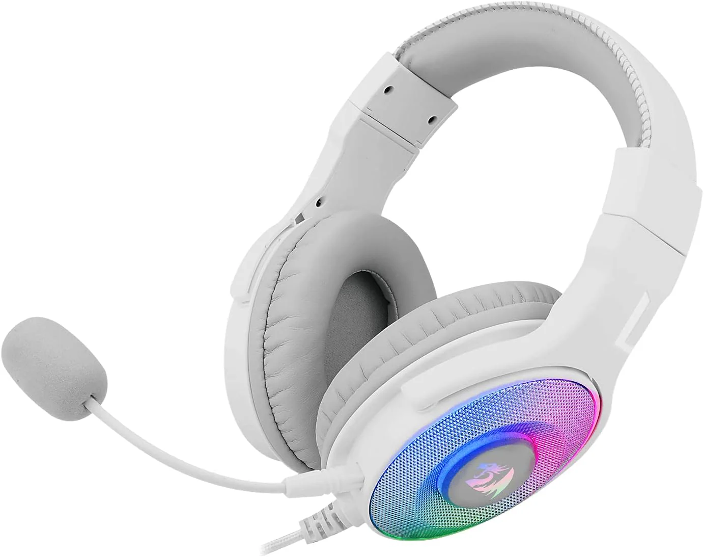 Redragon Pandora 2 7.1 Surround Sound Gaming Headset - White - Image 4