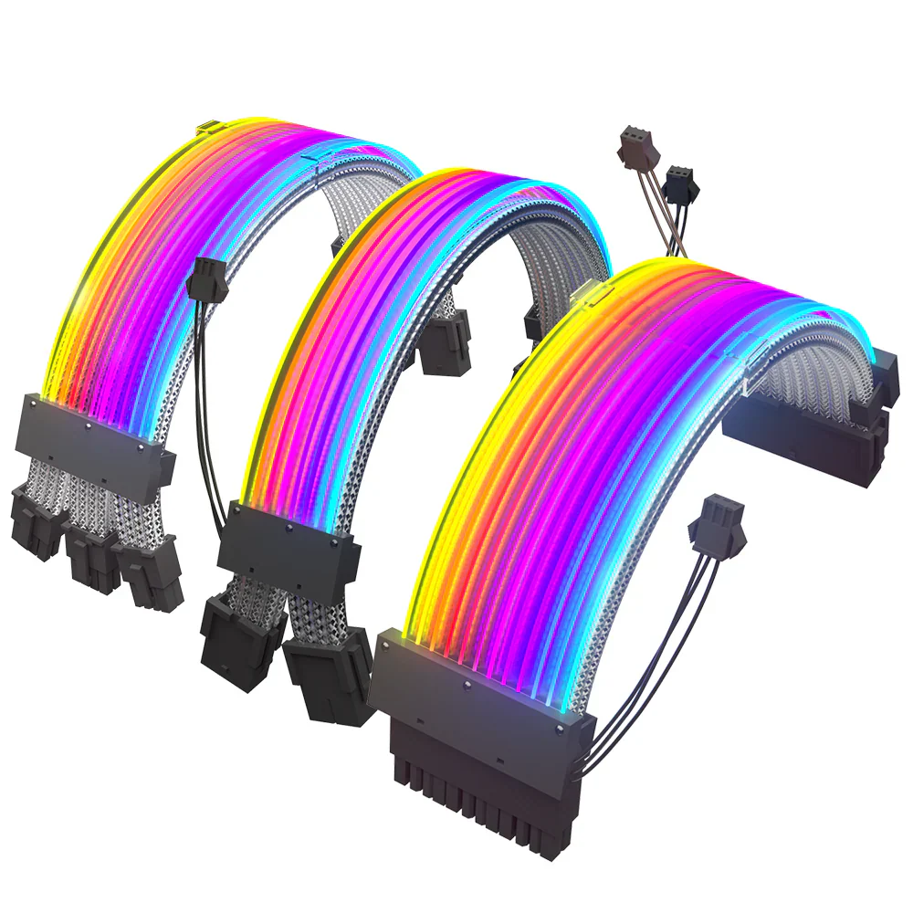 Redragon RD-GCP06 24PIN ARGB Lighting Extension Cable - Image 2