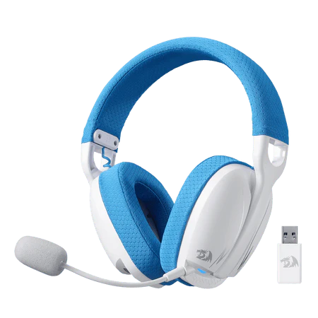 Redragon SKULD Pro 3-mode Light-Weight Gaming Headset - White