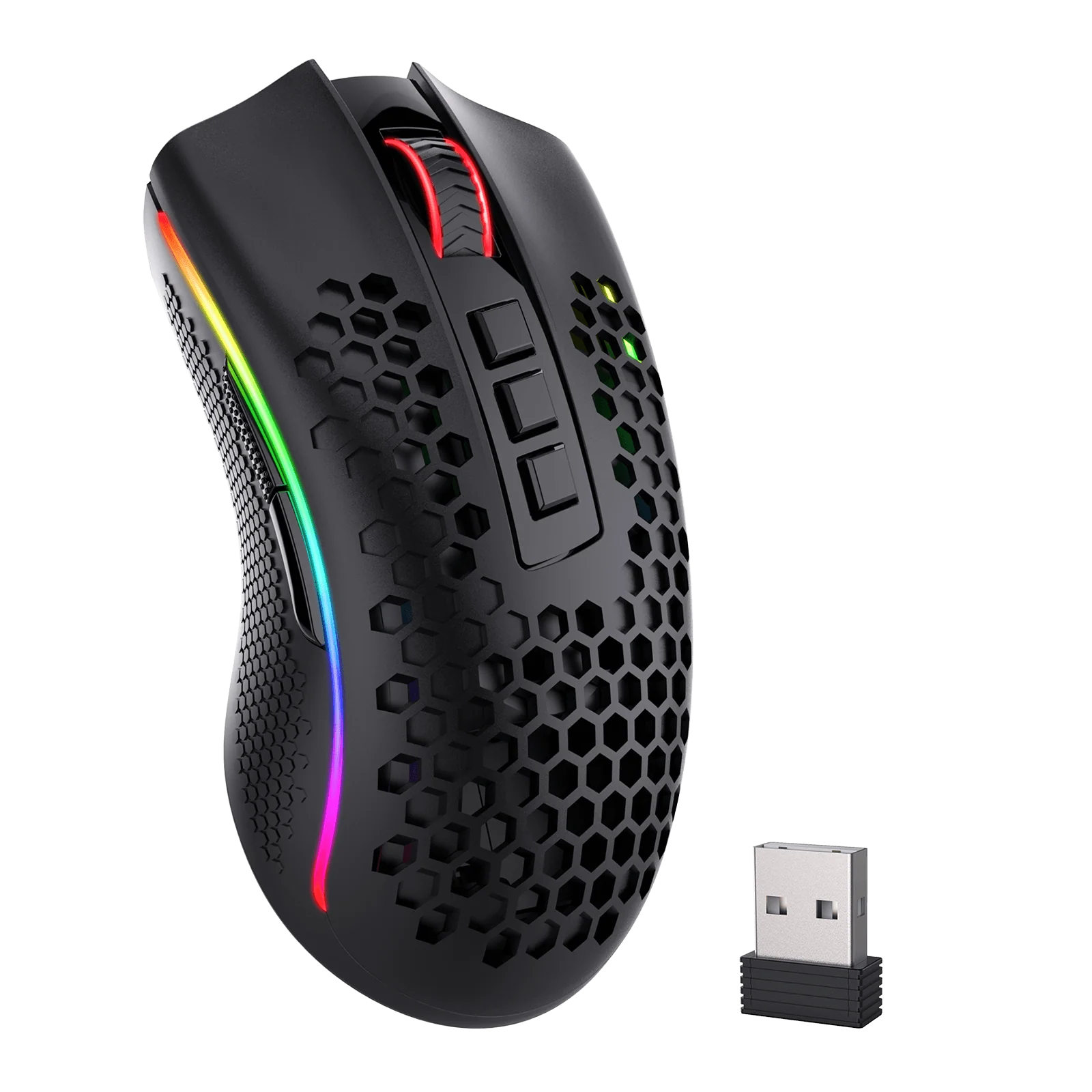 REDRAGON STORM PRO M808 RGB Wireless Gaming Mouse - Image 12