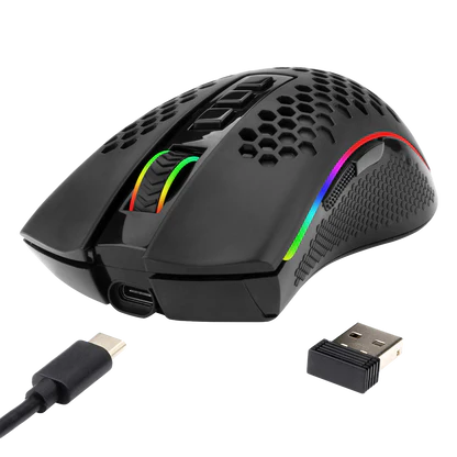 REDRAGON STORM PRO M808 RGB Wireless Gaming Mouse - Image 3