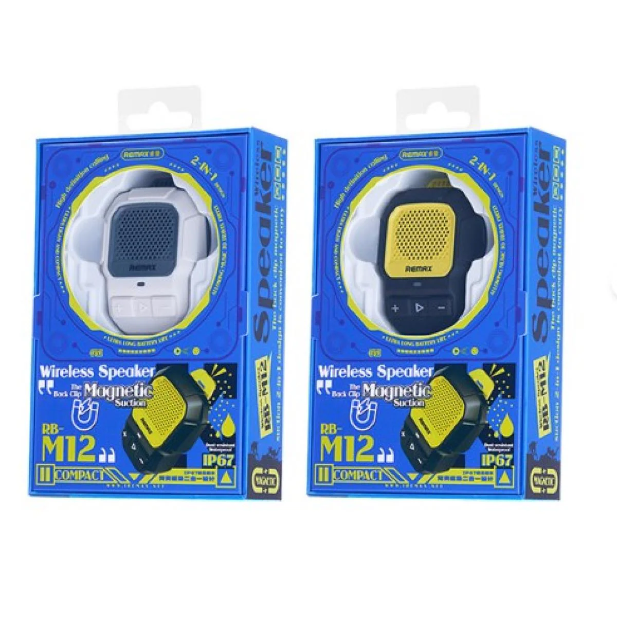 Remax RB-M12 Bluetooth Speaker Black - Image 3