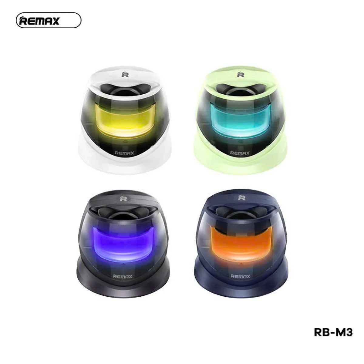 Remax RB-M3 Magnetic Portable LED Light Bluetooth Speaker - Image 2
