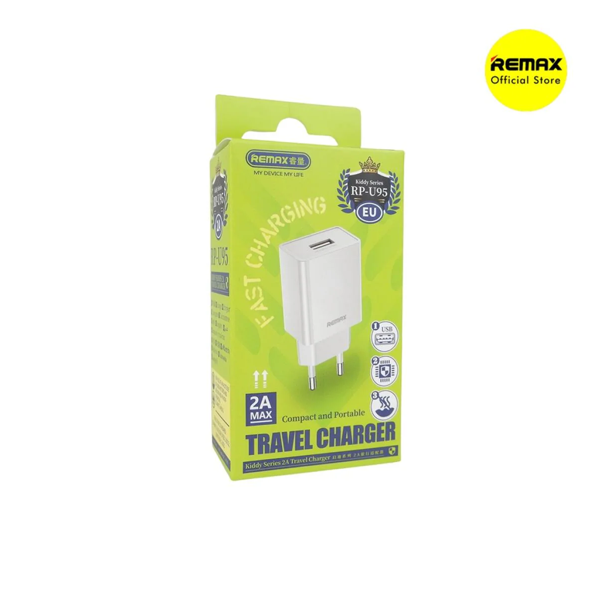 Remax RP-U95 Wall Charger Adapter Single Port - Image 2