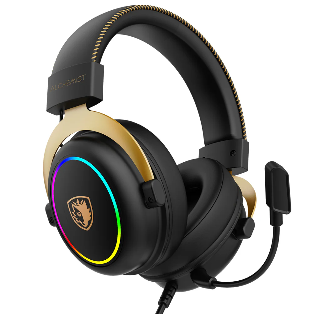 SADES ALCHEMIST USB GAMING HEADSET - BLACK - Image 3