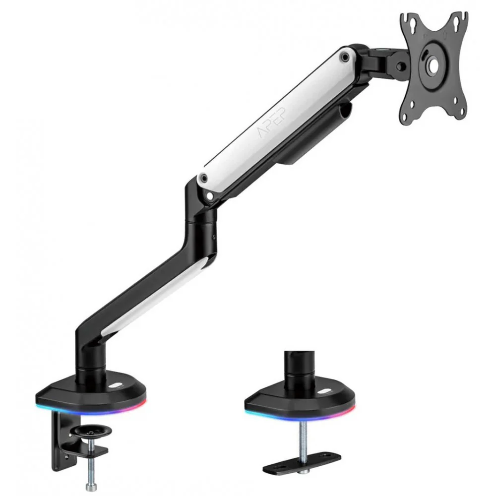 Sades Apep SA-MA02 RGB Single Monitor Mount Arm White