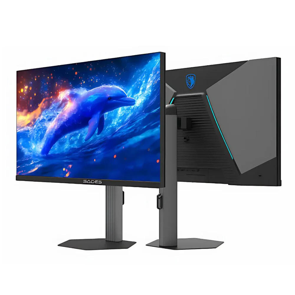 Sades BN-Dolphin SA-F01Q27, 27" QHD (2K) 2560x1440, 200Hz, IPS, Flat Gaming Monitor - Black - Image 6
