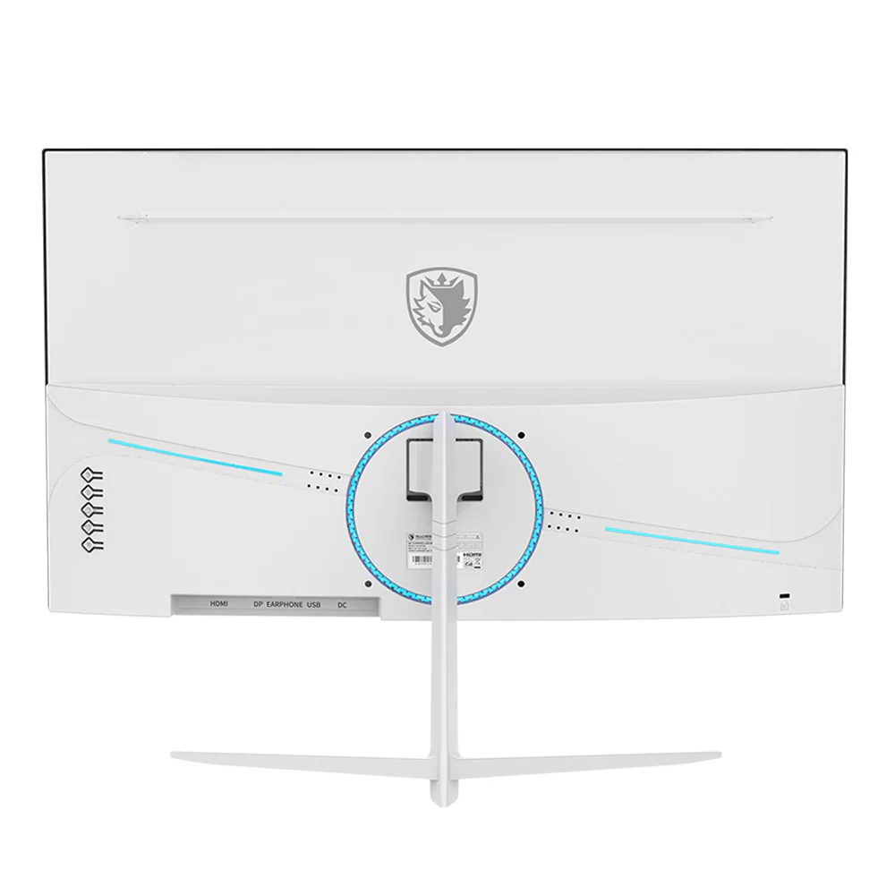 Sades NC-Pelagia SC-CJ04F24W, 24" FHD 1920x1080, 200Hz, VA, Curved Gaming Monitor - White - Image 4