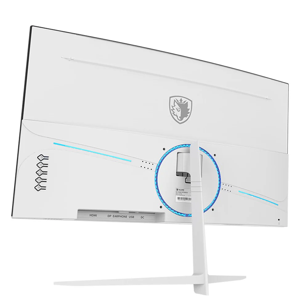 Sades NC-Pelagia SC-CJ04F24W, 24" FHD 1920x1080, 200Hz, VA, Curved Gaming Monitor - White - Image 5