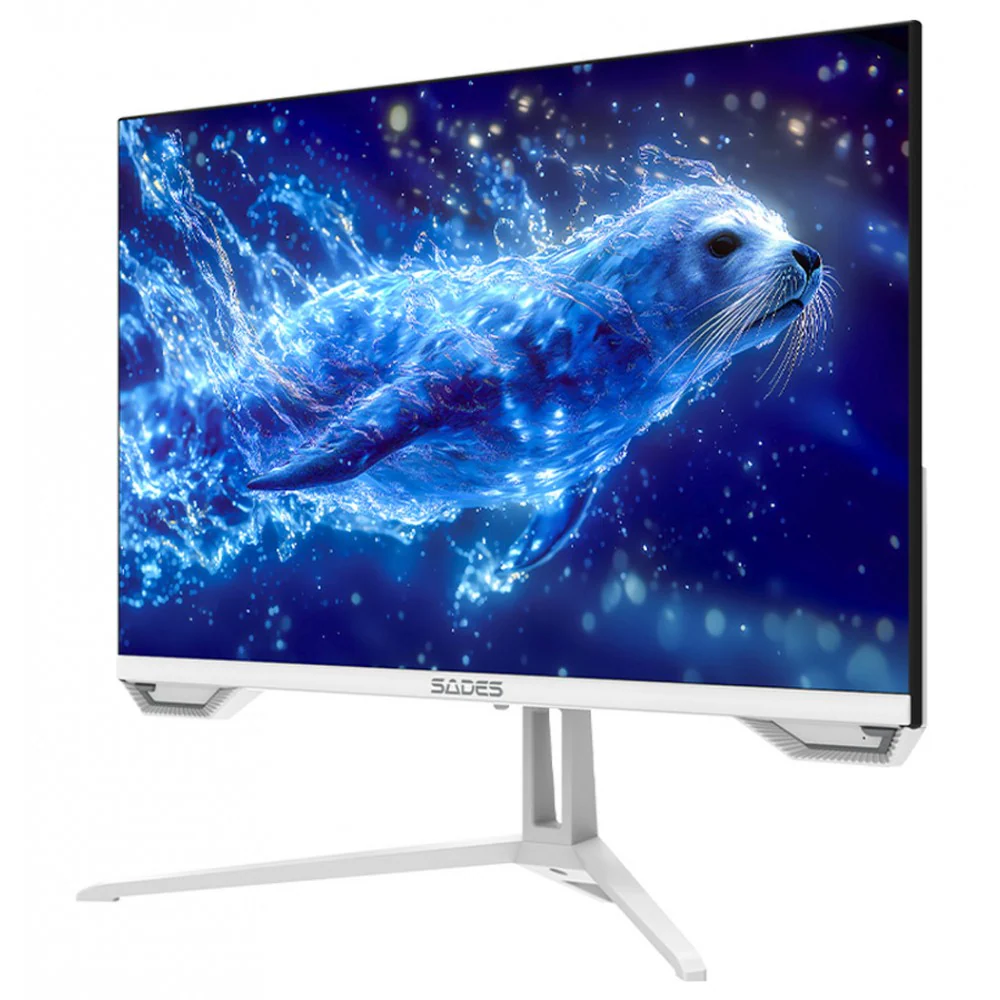 SADES SL-SEALION PRO SA-F04F24W 24" FHD 144Hz 1MS IPS FLAT GAMING MONITOR - WHITE - Image 2