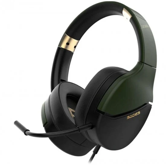 SADES SPOWER Gaming Headset - Gold