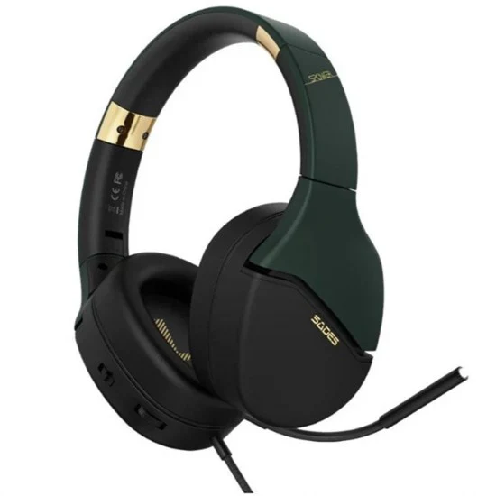 SADES SPOWER Gaming Headset - Gold - Image 2