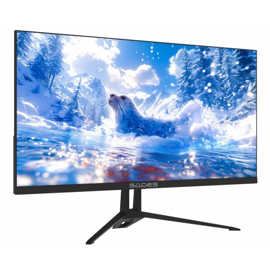 Sades ST-Seal SA-F01F22B, 22" FHD 1920x1080, 120Hz, IPS, Flat Gaming Monitor - Black - Image 2