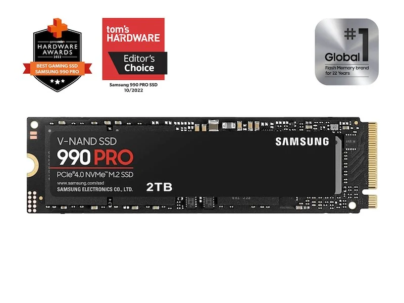 Samsung 990 PRO 2TB PCIe 4.0 NVMe M.2 (2280) Internal Solid State Drive (SSD) up to 7450 MB/s - Image 2