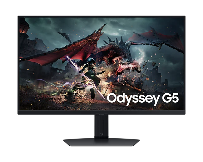 Samsung Odyssey G5 2024 (DG502) 27" Flat Monitor IPS 2K 180Hz | HDR 400 Gaming Monitor