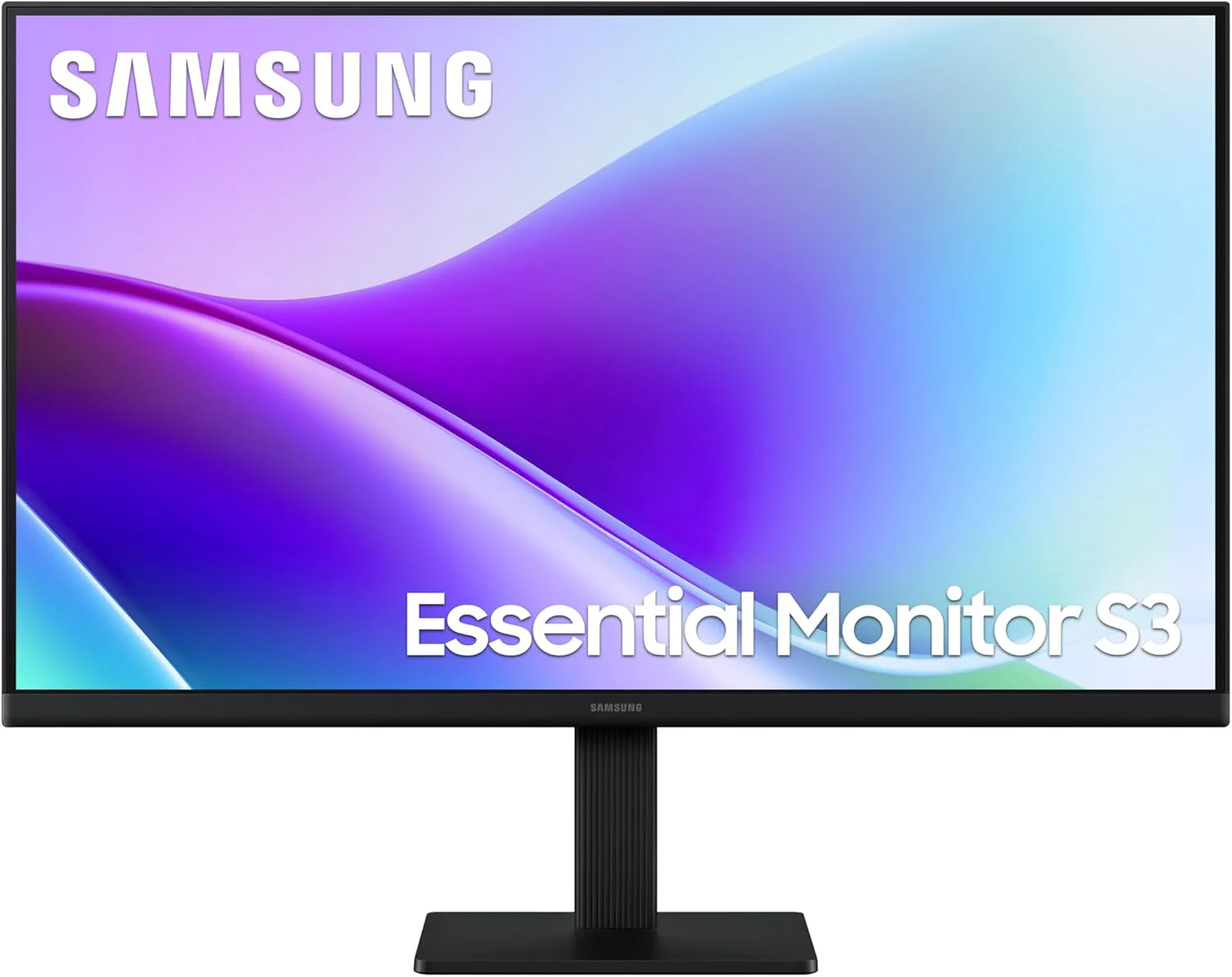 Samsung S3 Essential (F320) 24" FHD IPS 120Hz Super Slim Design Eye Saver Mode & Less Screen Flickering Flat Monitor - Image 2