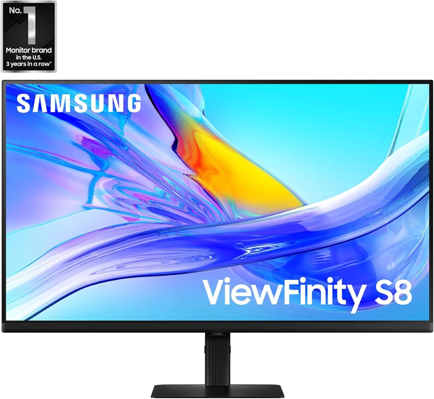 Samsung S8 (D800) 37" 4K USB Type-C Flat  VA 60Hz 10Bit HDR10 Business Monitor - Image 2